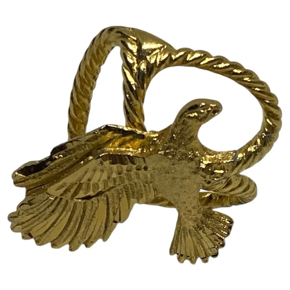 Vintage Eagle Scarf Slide​ - Picture 3 of 6